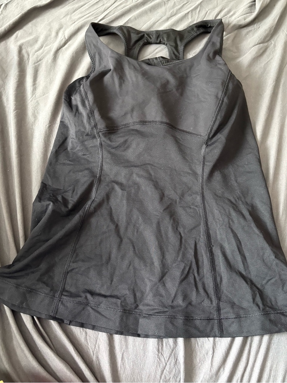 lululemon athletica Black Racerback Tank Top